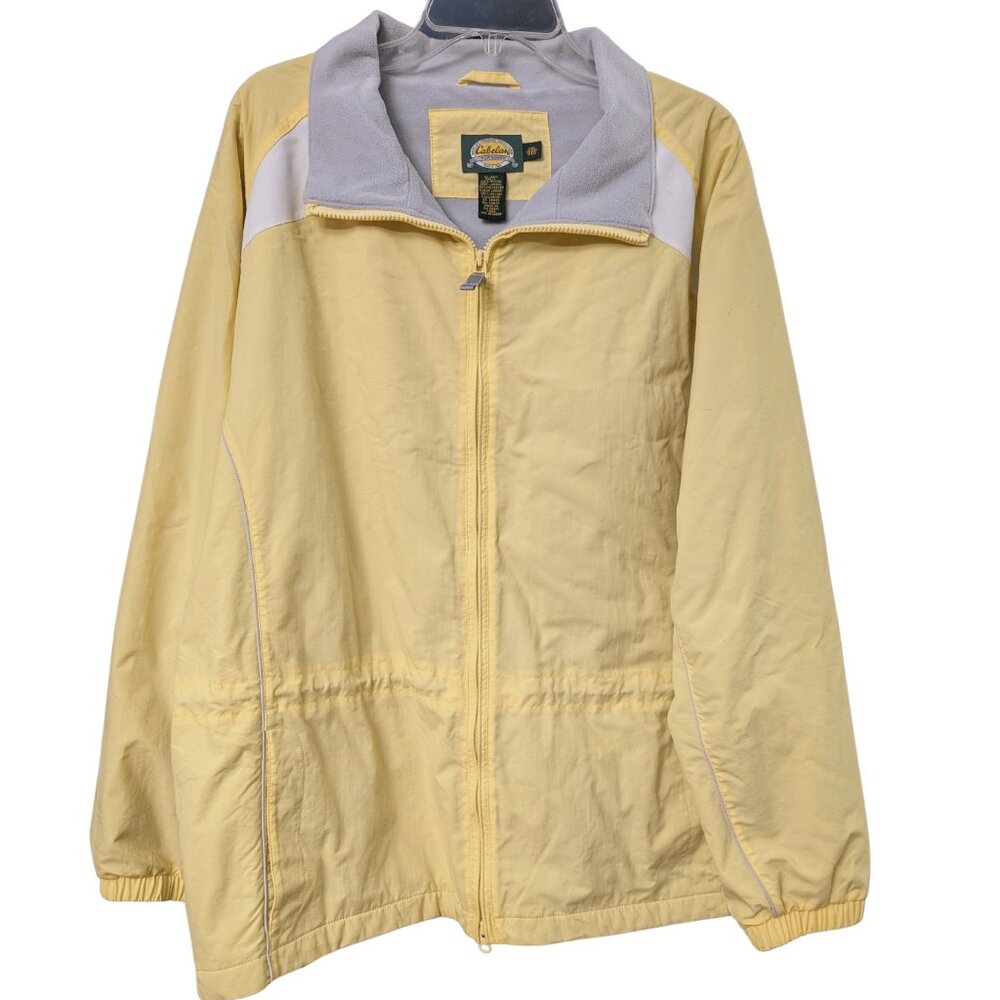 Cabela’s For Women Yellow Zip Jacket 2X NWT